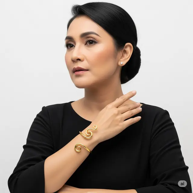 11 Model Gelang Ibu-Ibu Terpopuler 2025: Emas, Batu Permata, hingga Motif Batik!