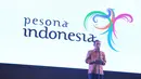 Direktur Utama PT. Debindo-ITE, Effi Setiabudi memberikan sambutan saat pembukaan Indonesia Sport Expo Forum (ISEF) 2017, Tangerang, Kamis (18/5). (Liputan6.com/Helmi Afandi)