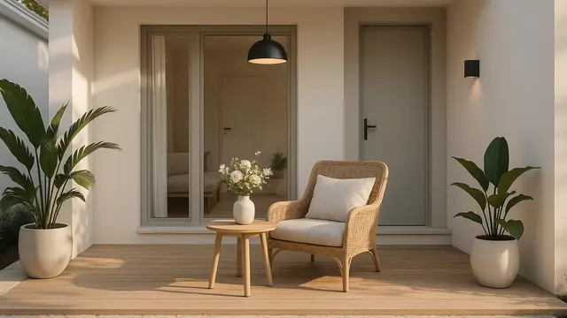 Desain Teras Rumah Kecil Minimalis Modern