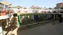 Suasana kebun binatang di Giza , Mesir , 28 April 2016. Kebun binatang ini awalnya adalah pekarangan yang mana pemiliknya suka memelihara binatang-binatang liar. (REUTERS / Mohamed Abd El Ghany)