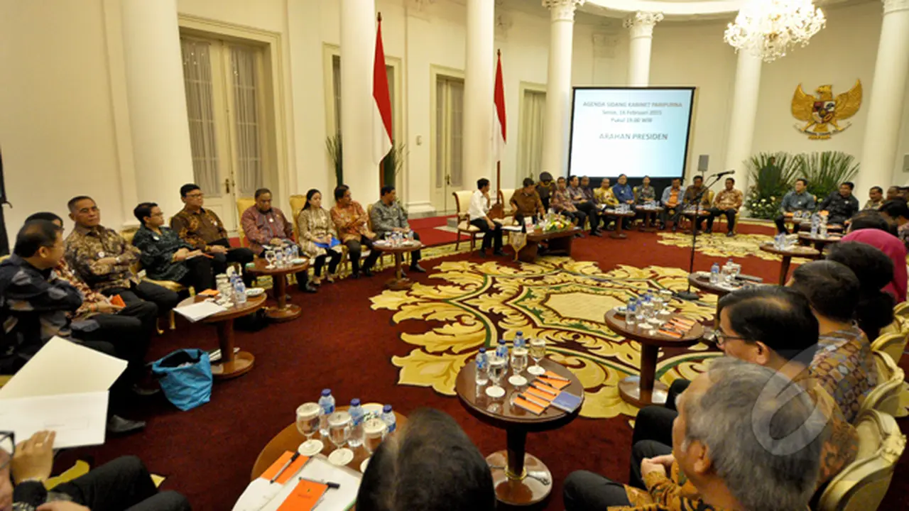 Jokowi Bahas Kinerja Menteri di Istana Bogor