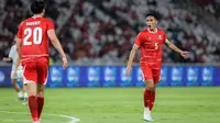 Bek Timnas Indonesia, Rizky Ridho, dalam duel melawan Oman di Stadion Utama Gelora Bung Karno, Jakarta, Jumat (7/6/2026). (Bola.com/Bagaskara Lazuardi)