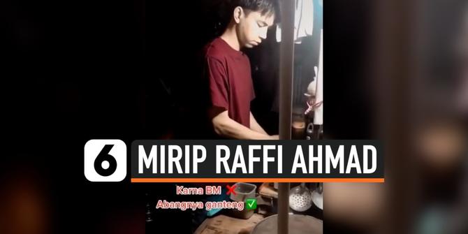 VIDEO: Viral, Tukang Bakso Mirip Raffi Ahmad