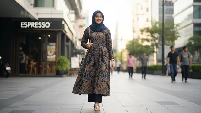 Ilustrasi Inspirasi Dress Hari Raya/Gemini AI