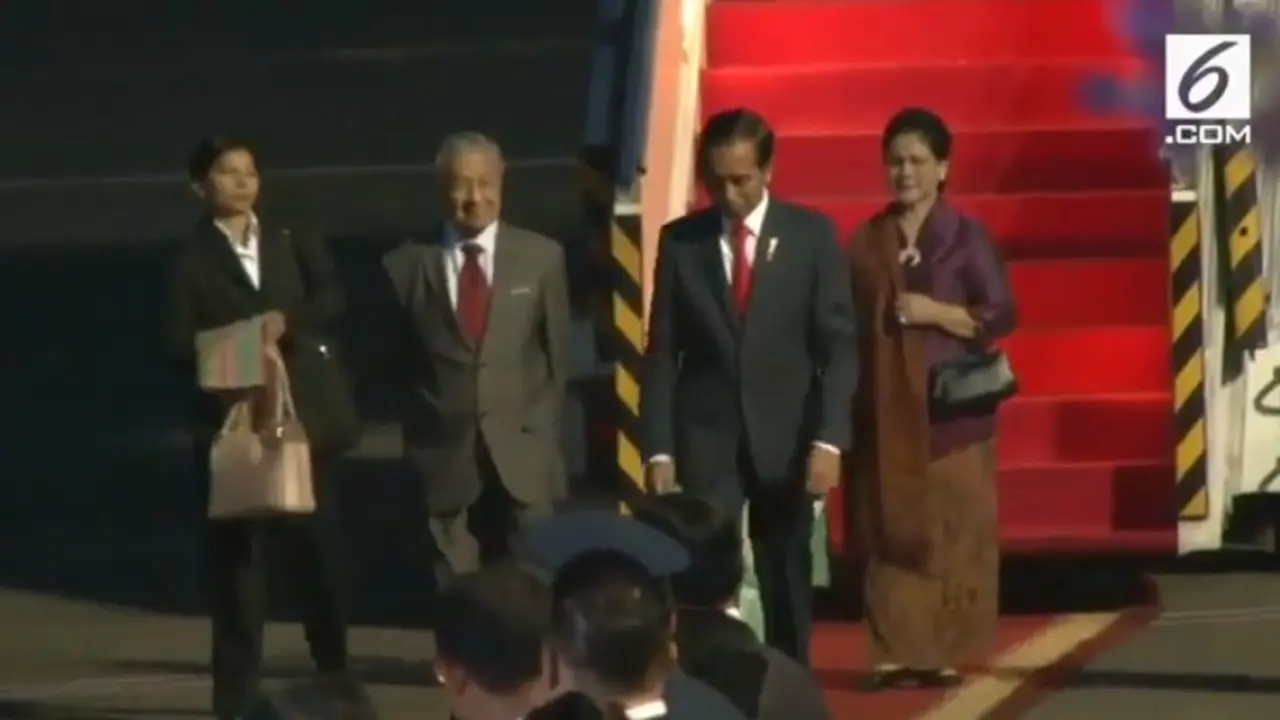 Iriana Jokowi sambut istri PM Mahathir Mohamad