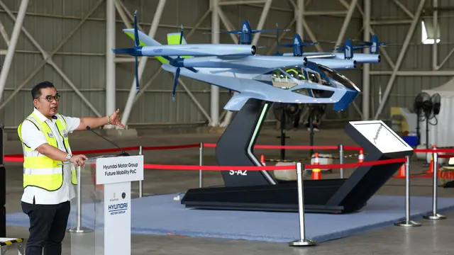 Otorita Ibu Kota Nusantara (IKN) mengumumkan keberhasilan uji terbang Proof-of-Concept (PoC) Advanced Air Mobility (AAM) atau alias mobil terbang yang nantinya akan dioperasikan di IKN. (Dok OIKN)