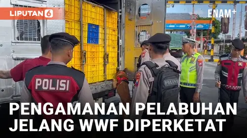 VIDEO: Jelang World Water Forum (WWF) Ke-10 di Bali, Pengamanan Pelabuhan Diperketat