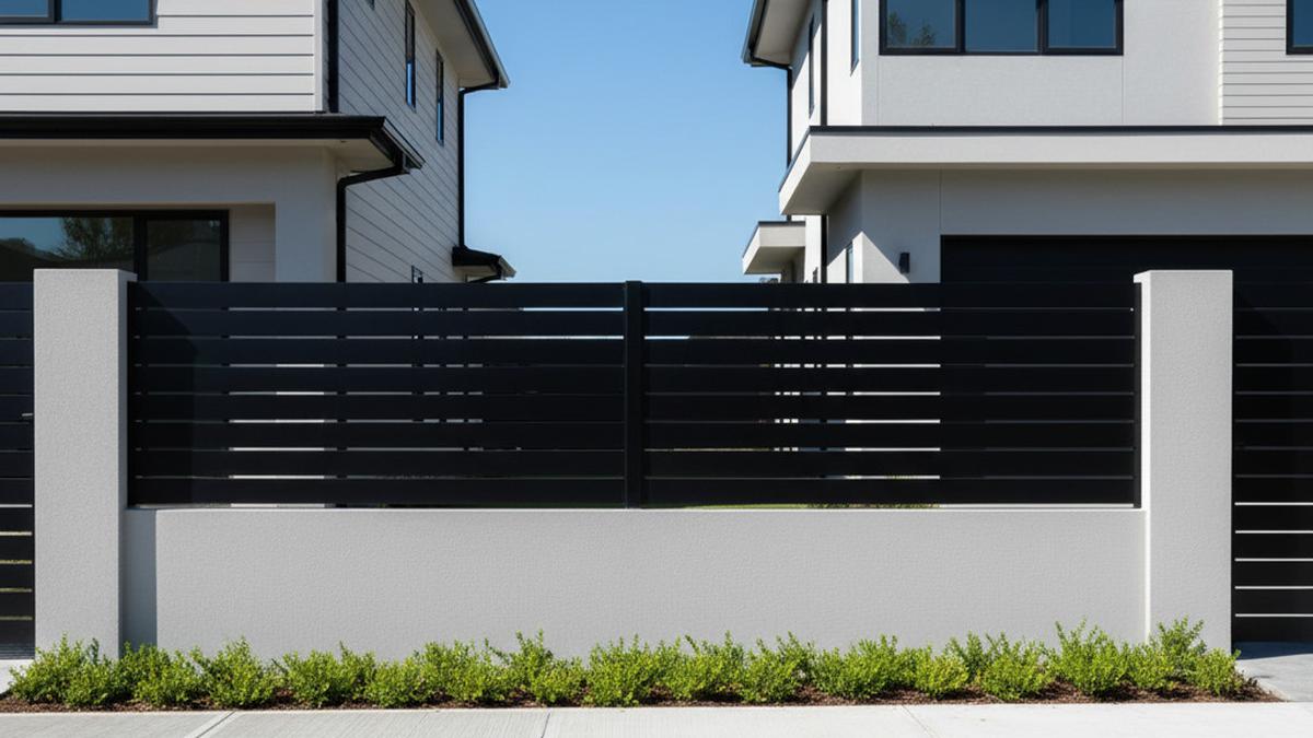 7 Desain Pagar Rumah dengan Kombinasi Besi dan Tembok: Modern &amp; Fungsional