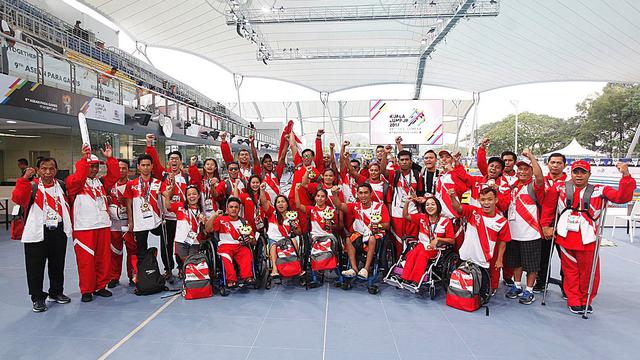 Tim Renang Indonesia di ASEAN Para Games 2017