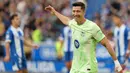 Gol Robert Lewandowski masing-masing dicetak pada menit ke-7, 22, dan 32. (Cesar Manso/AFP)