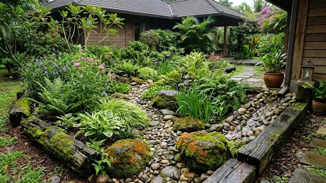 Ide Rain Garden di Sudut Pekarangan