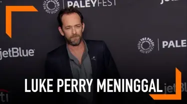 Aktor Luke Perry meninggal pada usia 52 tahun karena stroke hebat. Perry terkenal melalui serial 90-an Baverly Hills 90201, dan kini membintangi seriai Riverdale.