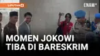 Presiden ke-7 RI, Joko Widodo, tiba di Bareskrim Polri, Jakarta, Selasa (20/5), guna memenuhi panggilan sebagai saksi terlapor dalam kasus dugaan ijazah palsu.