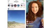 Membagikan tayangan ulang Instagram Live Video ke Instagram Stories (Sumber: Instagram)