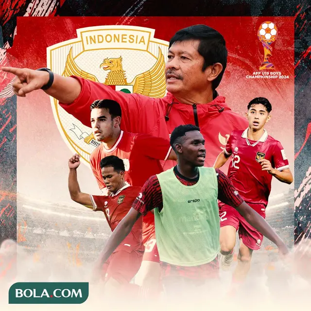 Timnas Indonesia U-19 - Ilustrasi Pelatih dan Pemain Timnas Indonesia di Piala AFF U-19 2024