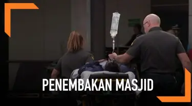 Satu orang ditahan polisi setelah insiden penembakan masjid di Selandia Baru terajadi hari Jumat (15/3).