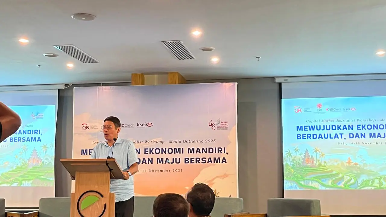 Kepala Eksekutif Pengawas Pasar Modal, Keuangan Derivatif, dan Bursa Karbon OJK, Inarno Djajadi. (Foto: Liputan6.com/Gagas Y)