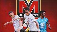 Malut United - 3 Pemain Malut United (Bola.com/Adreanus Titus)