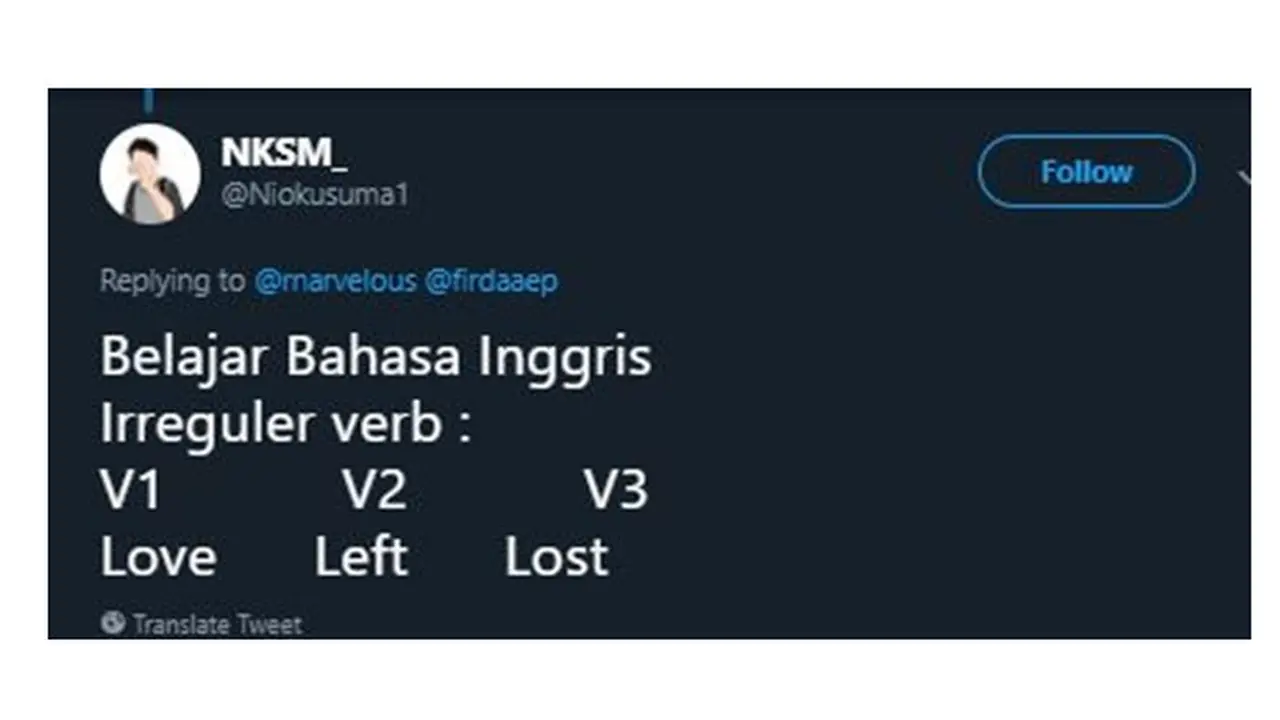 Cara Nyeleneh Belajar Bahasa Inggris ala Netizen Ini Bikin Senyum Miris