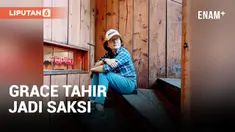 GRACE TAHIR BUNGKAM USAI DIPERIKSA JADI SAKSI KASUS RAFAEL ALUN