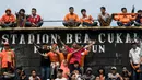 Memang sejak kompetisi berhenti, sudah sangat jarang The Jakmania bisa menyaksikan Macan Kemayoran beraksi di kandangnya, ibu kota Jakarta. (Bola.com/Vitalis Yogi Trisna)