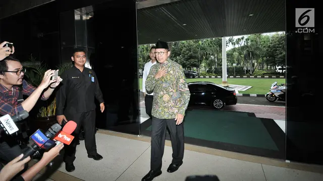 Menteri Agama Datangi Kantor Kemenag usai Disegel KPK