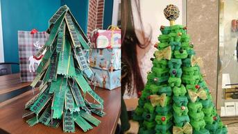 Tidak Harus Mewah, Ini 7 Potret Pohon Natal dari Barang Bekas