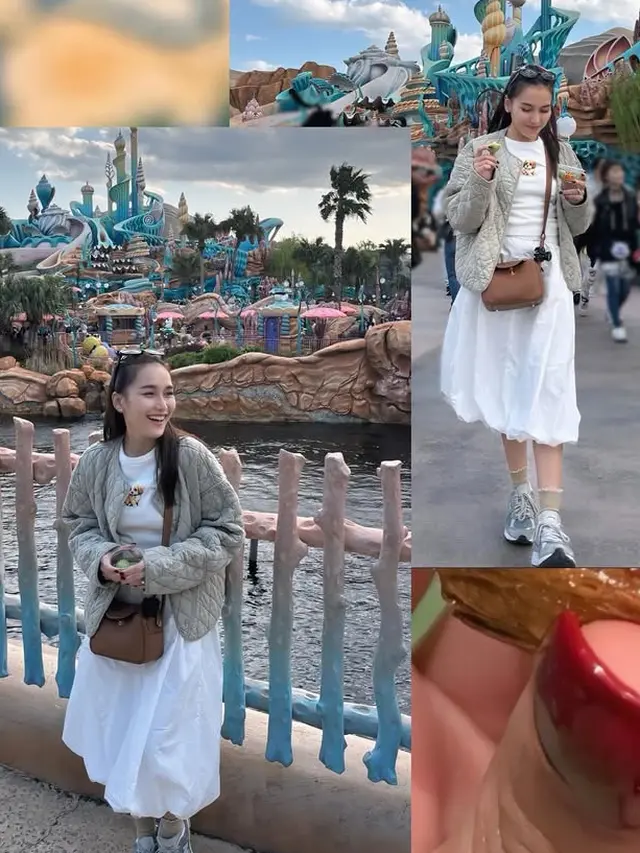 Outfit Ayu Ting Ting saat Jalan-Jalan ke Jepang. (@ayutingting92)