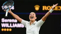 Petenis tunggal putri asal Prancis, Harmony Tan berhasil mengalahkan petenis unggulan Amerika Serikat, Serena Williams pada putaran pertama Wimbledon 2022, Rabu (29/06/2022). (AFP/Glyn Kirk)