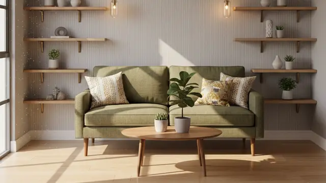 Trik Desain Interior Rumah Sempit Agar Terlihat Luas Tanpa Renovasi Besar. AI