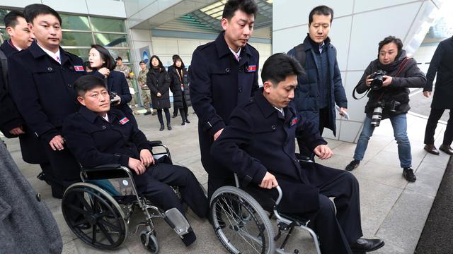 Atlet Paralimpiade Korea Utara Tiba di Korea Selatan
