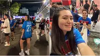 6 Potret Amanda Gonzales Hamil 4 Bulan, Rela ke Filipina Nonton Pertandingan Suami