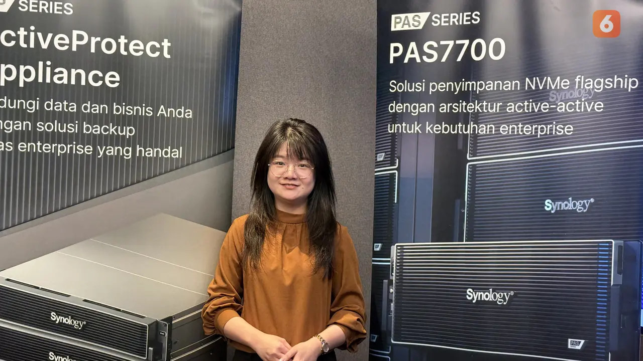 Country Manager Synology Indonesia, Clara Hsu. Liputan6.com/Iskandar