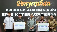 Fadli Zon Serahkan Program Jaminan Sosial BPJS Ketenagakeraan ke Ahli Waris 2 Maestro Budaya