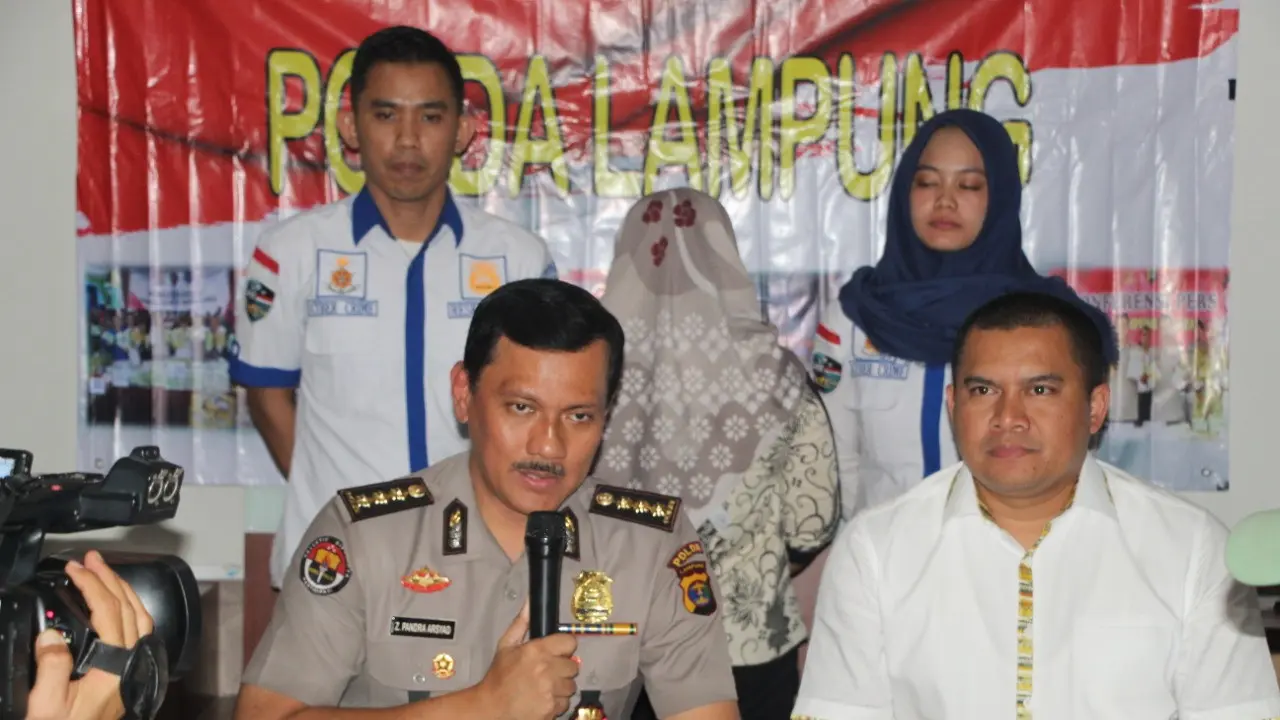 Polda Lampung ungkap kasus penyebaran hoaks virus Corona