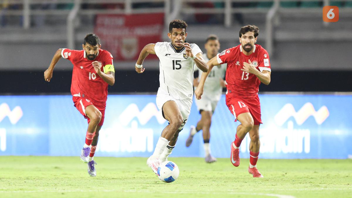 Hasil Timnas Indonesia vs Lebanon: Garuda Gagal Cetak Gol di Babak Pertama