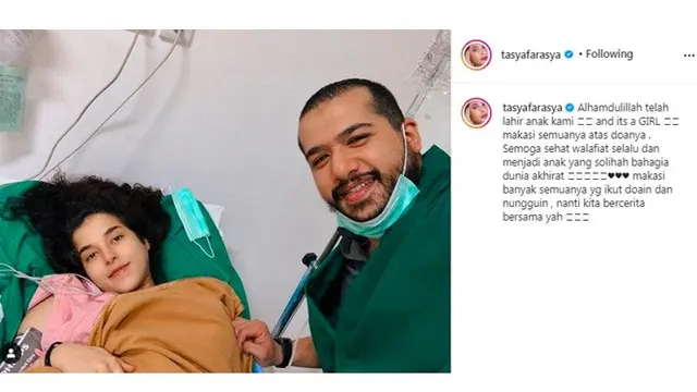Tasya Farasya Lahirkan Anak Pertama, Ini 7 Potret Perjalanan Kehamilannya