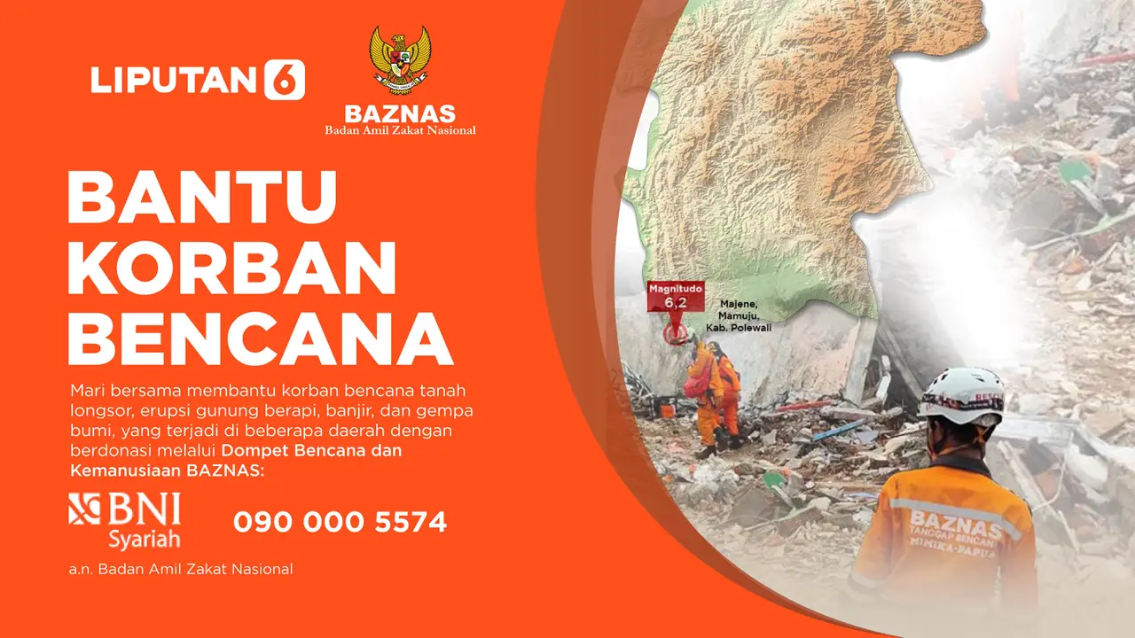 Bantu Korban Gempa Mamuju Melalui Dompet Bencana dan Kemanusiaan Baznas