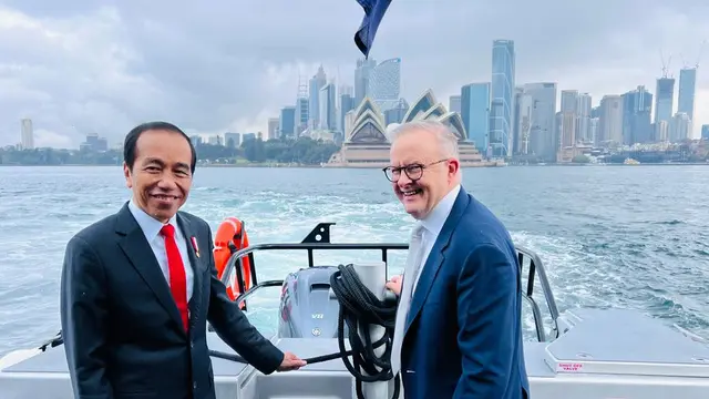 Presiden Jokowi dan PM Australia Anthony Albanese