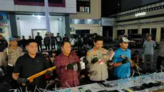 3 Bandar dan 104 Pemakai Ditangkap dari Kampung Narkoba di Makassar