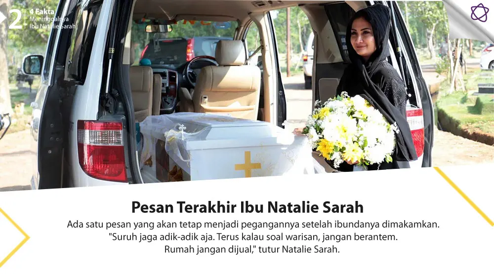 4 Fakta Meninggalnya Ibu Natalie Sarah. (Foto: Deki Prayoga, Desain: Nurman Abdul Hakim/Bintang.com)