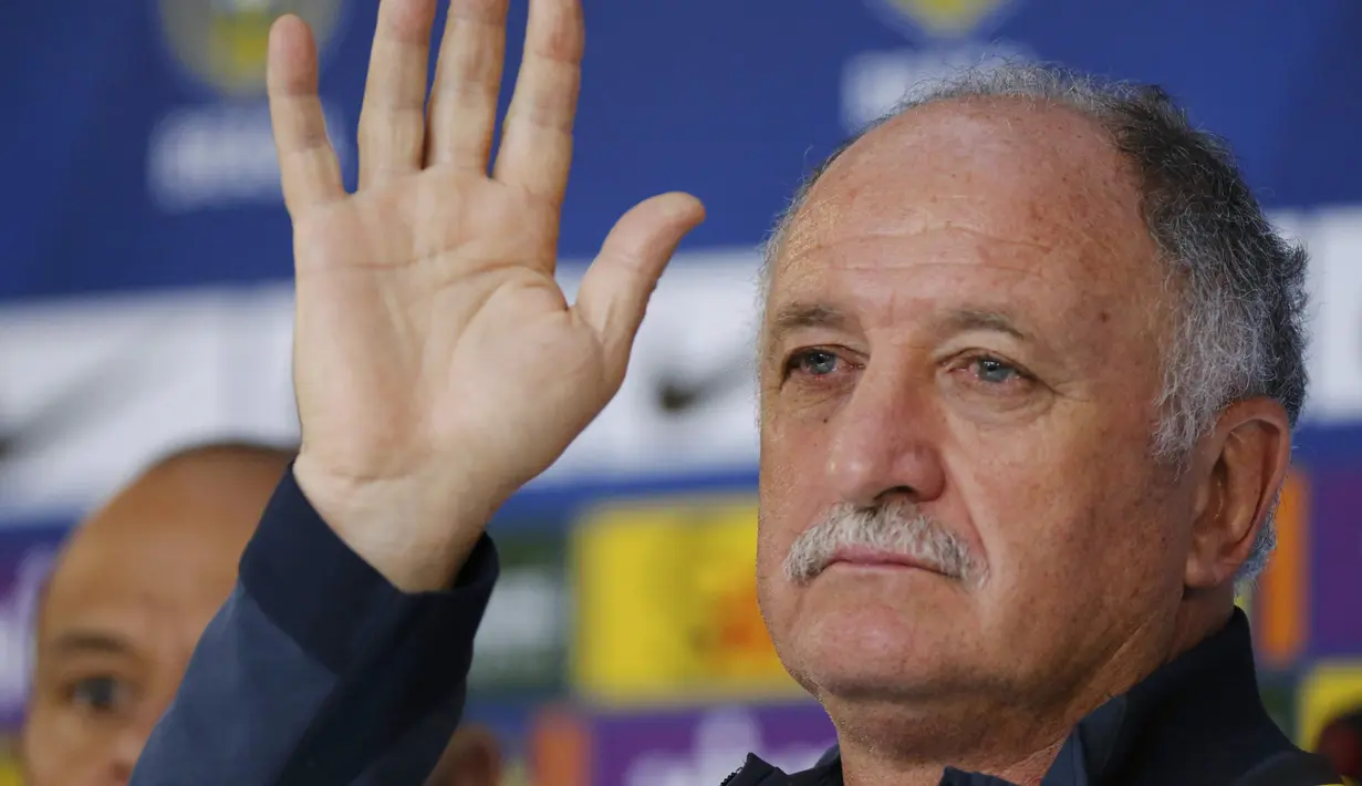 Kontrak Scolari dengan Asosiasi Sepakbola Brasil itu akan berakhir bulan depan dan pelatih asal Portugal tersebut menolak memperpanjang masa jabatannya. (REUTERS/Marcelo Regua)
