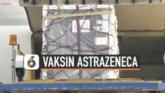 Indonesia terima 1,3 juta dosis vaksin AstraZeneca melalui jalur multilateral Covax Facility. Vaksin tiba tiba di Bandara Soekarno-Hatta pada Sabtu (8/5) pagi.