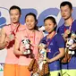 Ganda campuran Tiongkok Xu Chen/Ma Jin (Biru) memenangi gelar ganda campuran BCA Indonesia Open Superseries Premier 2015 (Humas PP PBSI)