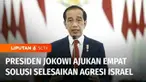 Presiden Joko Widodo mengajukan empat solusi dalam menyelesaikan agresi Israel ke wilayah Palestina di Jalur Gaza. Pernyataan tersebut disampaikannya di Konferensi Tingkat Tinggi Organisasi Kerja Sama Islam atau KTT OKI, yang digelar di Riyadh, Arab ...