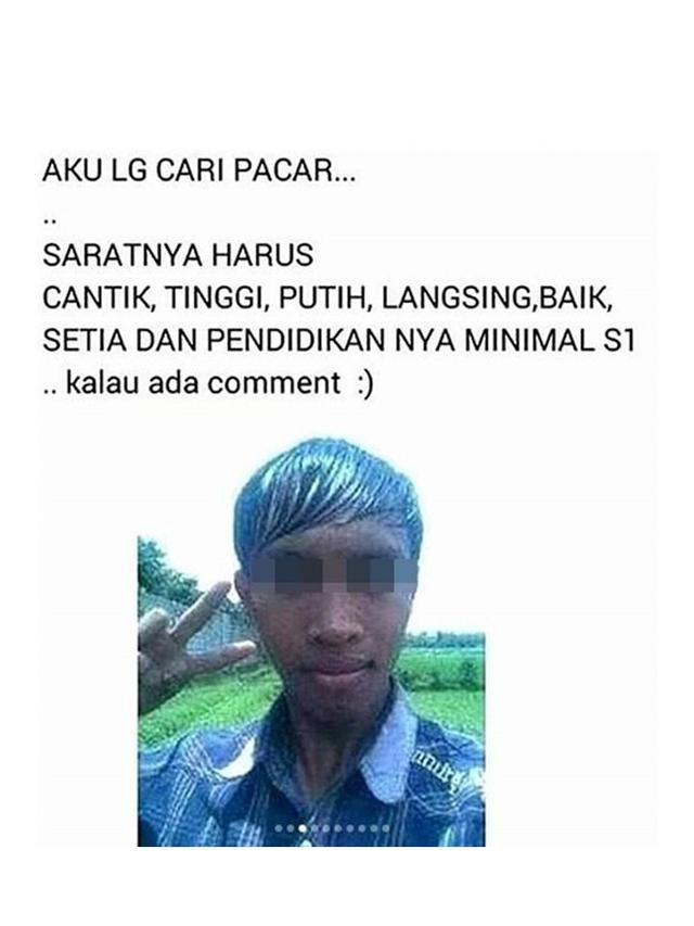 6 Status Facebook Bicara Jodoh Ini Absurd Banget, Bikin Ngakak