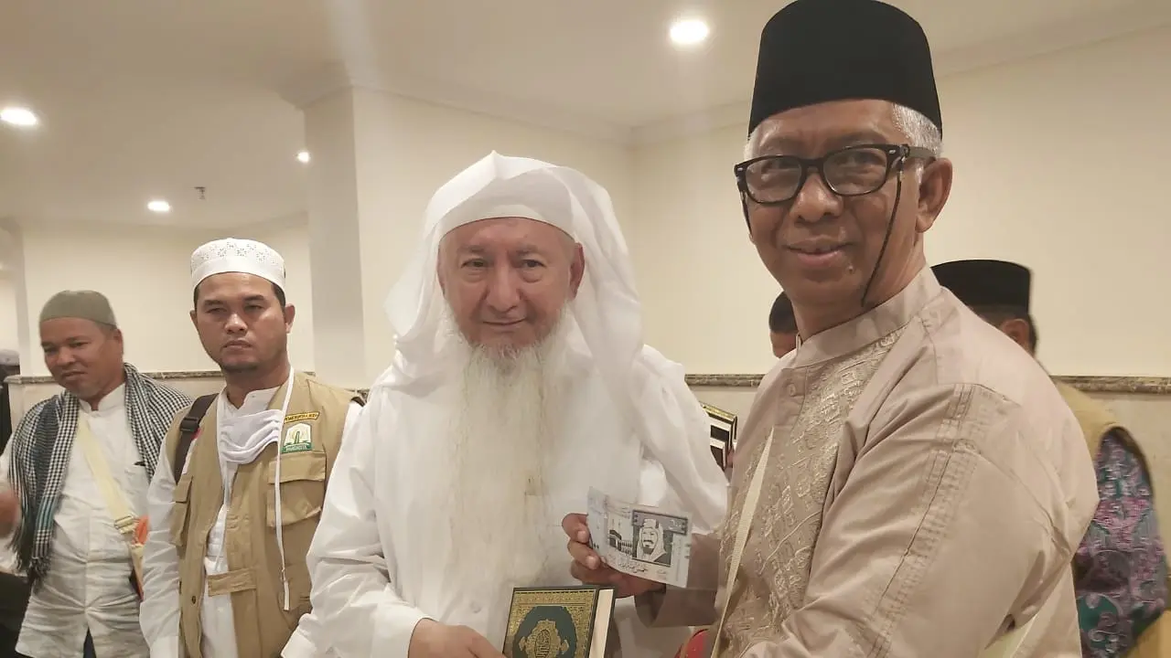 Jemaah haji asal Aceh kembali menerima dana wakaf Baitul Asyi. Dok MCH