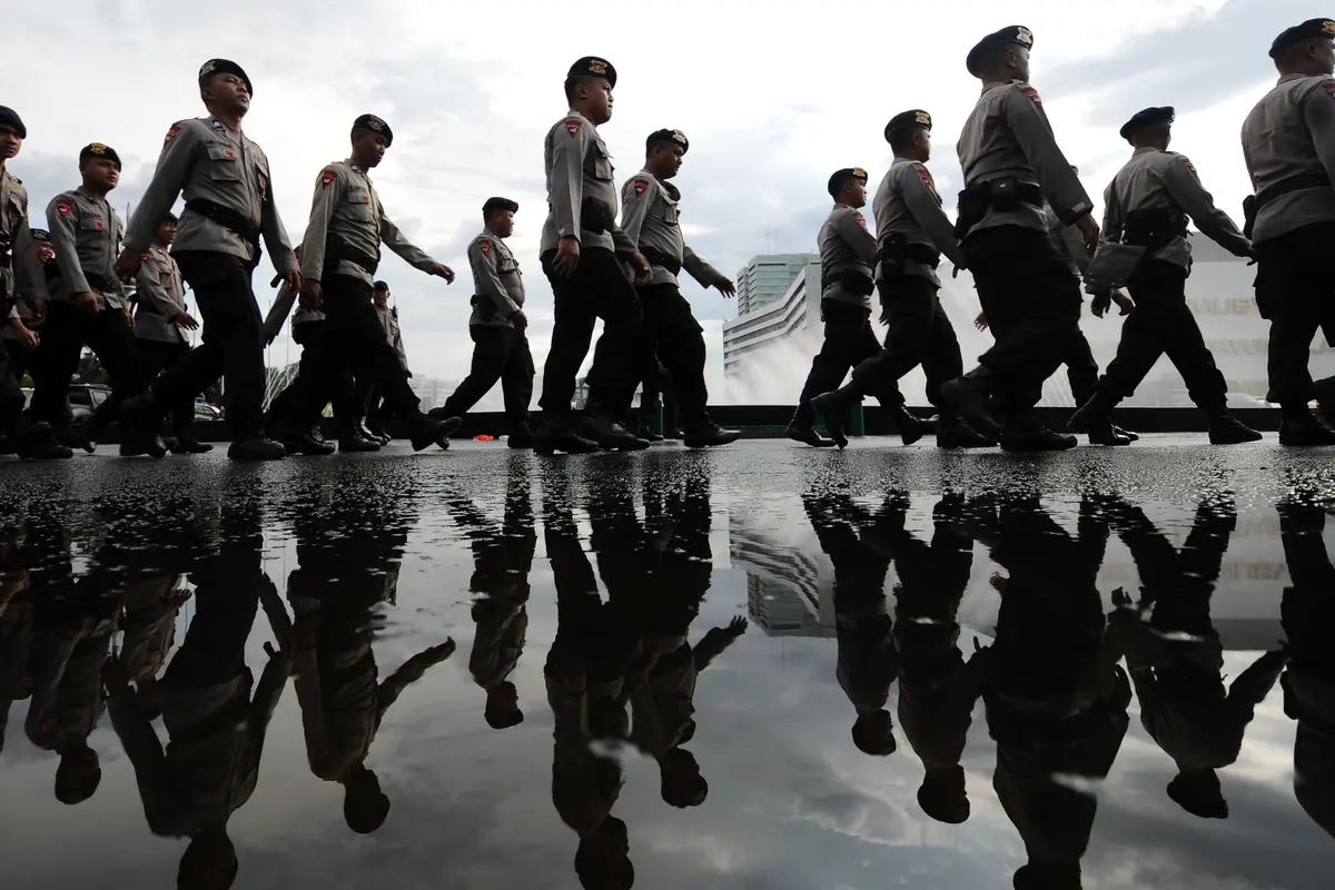Antisipasi Aksi Massa, Polisi Jaga Gedung DPR RI