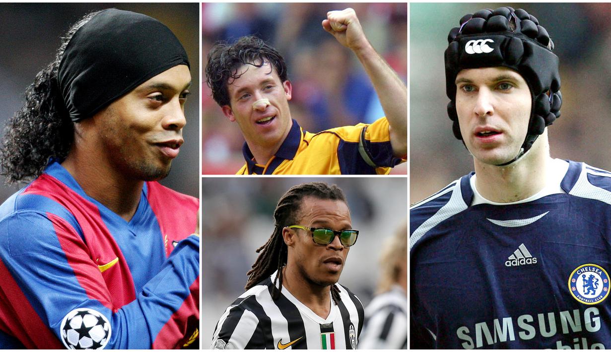 Berikut ini cerita dibalik aksesoris ikonik yang biasa digunakan pesepak bola saat beraksi di medan laga. Diantaranya, kaca mata, bandana hingga helm rugby.