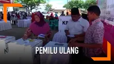 Bawaslu Kabupaten Polewali Mandar merekomendasikan Pemilu ulang di 2 TPS. Pemilu ulang digelar karena adanya pelanggaran di tingkat KPPS. Pawas setempat memergoki ketua KPPS mencoblos 2 kali di 2 TPS yang berbeda